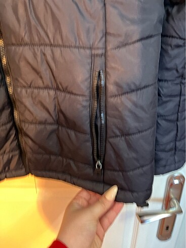 xl Beden Siyah şişme mont