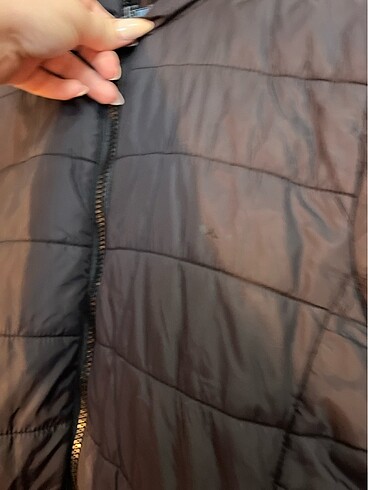 xl Beden siyah Renk Siyah şişme mont