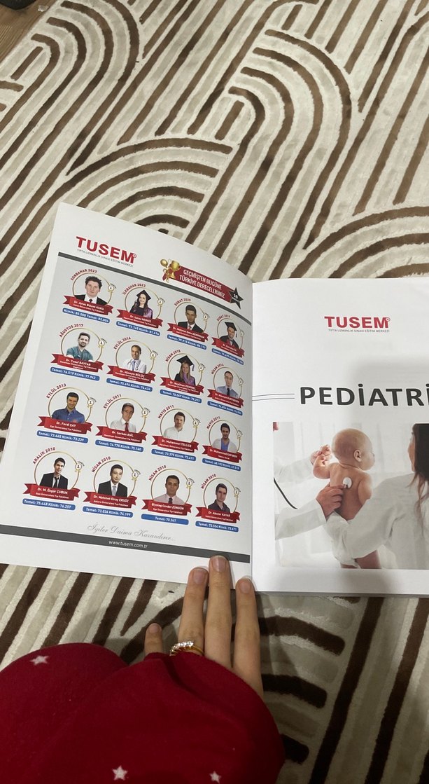 TUSEM Pediatri Sınav Hazırlık Kitabı - Görsel 2
