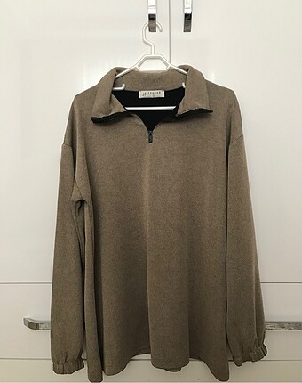 Fitilli Triko Sweatshirt Bej | Fahhar