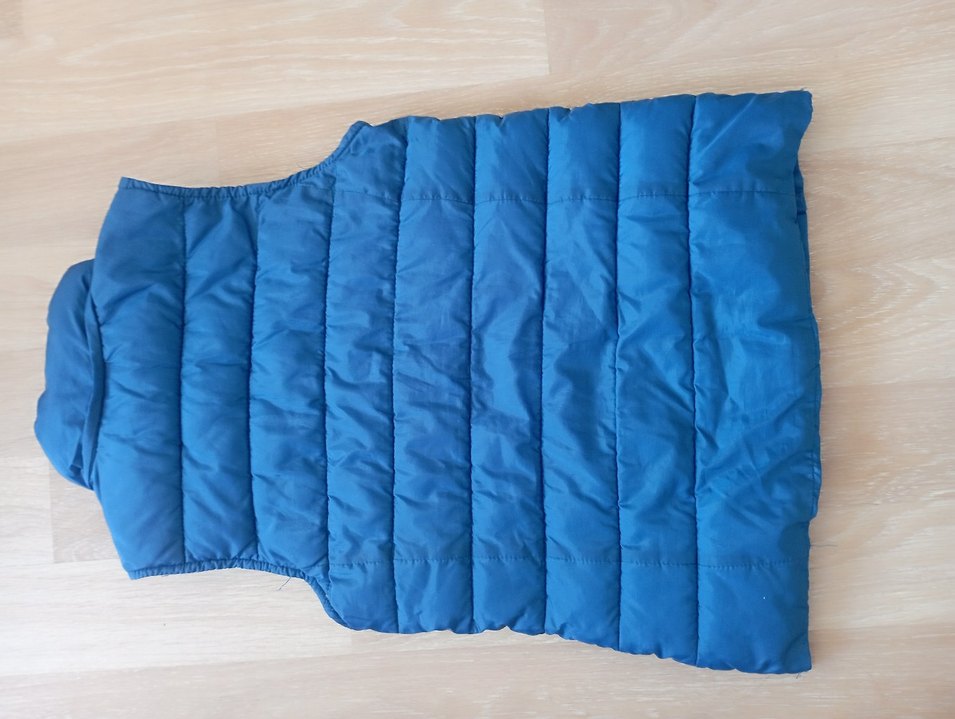 Mavi Fermuarlı Yelek - Görsel 2