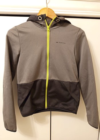 Gri Fermuarlı Erkek Spor Sweatshirt - Görsel 3