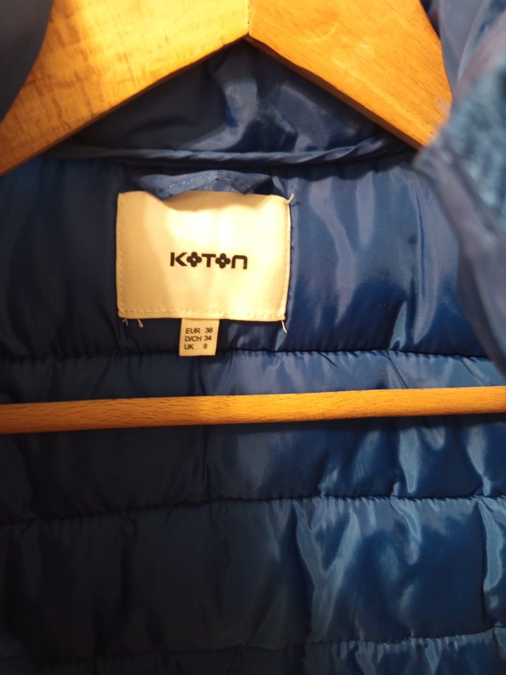 Mavi Fermuarlı Kadın Yelek - Görsel 3