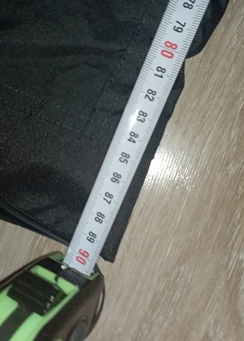 Siyah Erkek Kar ve Kayak Pantolonu, Bol Kesim, Kemerli - Görsel 6