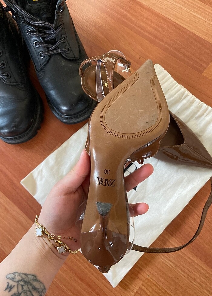 zara topuklu ayakkabı - Görsel 5
