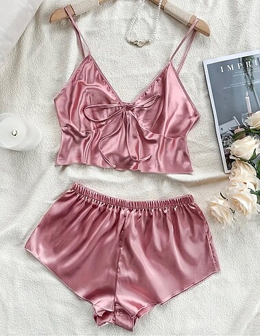 Saten pijama takımı