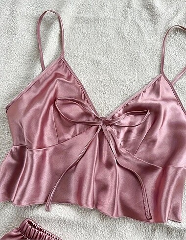xl Beden Saten pijama takımı