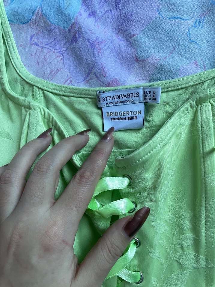 stradivarius bridgerton koleksiyonu büstiyer - Görsel 3