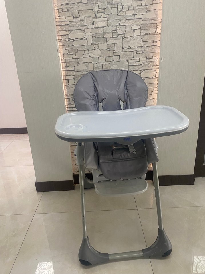 Gri Bebek Mama Sandalyesi - Görsel 5