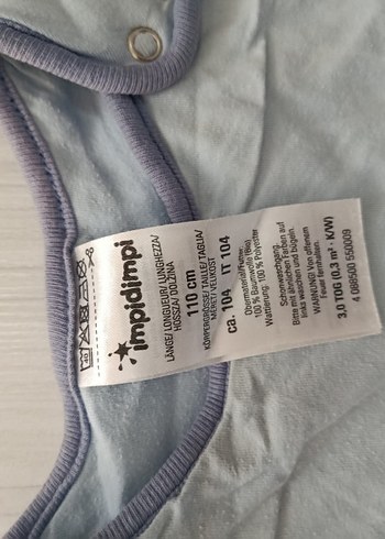 Gri Dinozor Baskılı Çocuk Uyku Tulumu - Görsel 2