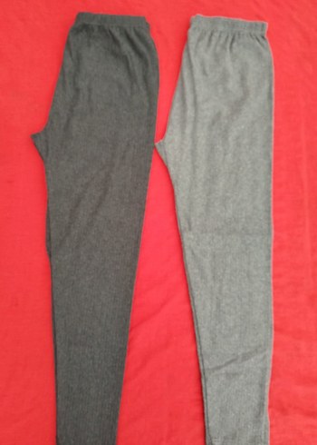 Gri Kadın Midi Tayt Elastik Bel - Görsel 13