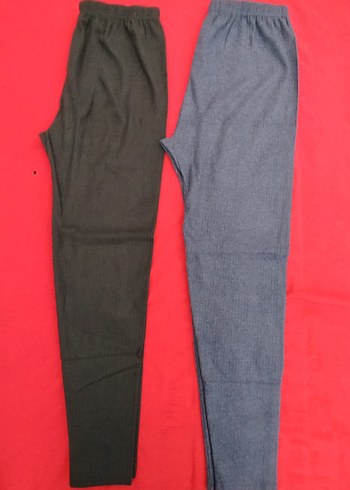 Gri Kadın Midi Tayt Elastik Bel - Görsel 3