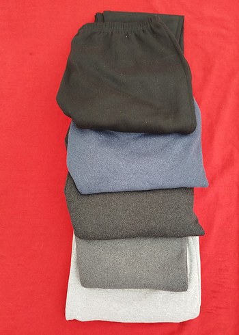 Gri Kadın Midi Tayt Elastik Bel - Görsel 12