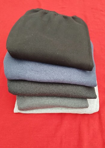 Gri Kadın Midi Tayt Elastik Bel - Görsel 5