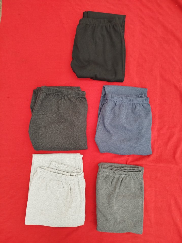 Gri Kadın Midi Tayt Elastik Bel - Görsel 2