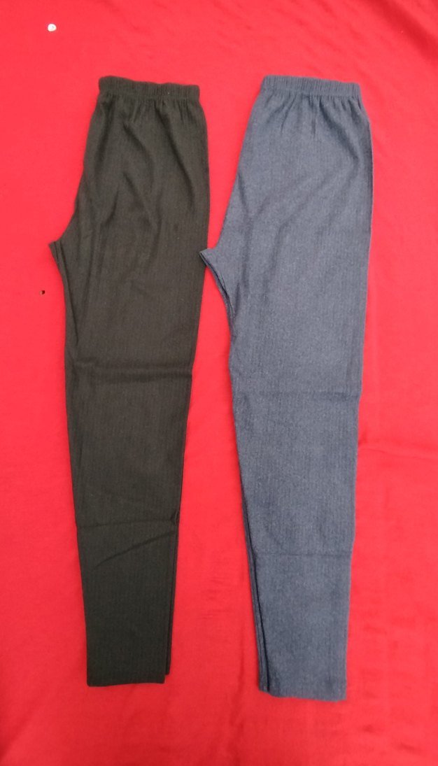 Gri Kadın Midi Tayt Elastik Bel - Görsel 3