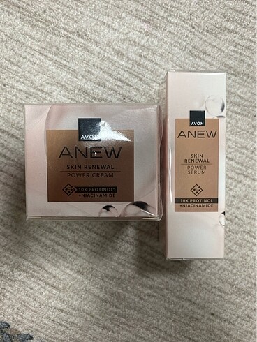 Avon 2 li cilt bakım kremi ve serumu