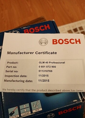 bosch glm 40uzaklık ölçer lazer metre