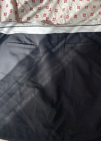 Siyah Pilili Midi Mini Etek - Görsel 6