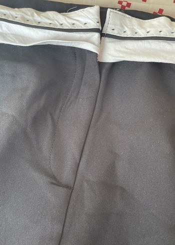 l Beden siyah Renk Siyah Pilili Midi Mini Etek