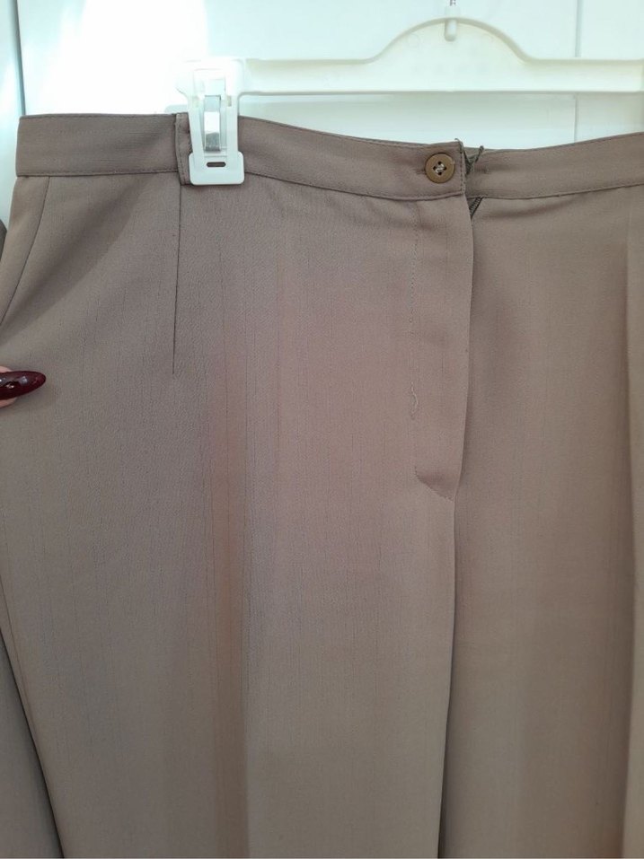 Bej Uzun Kollu Kadın Takım - Görsel 4