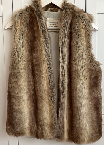 Kahverengi Kürk Detaylı Deri Yelek - Görsel 2