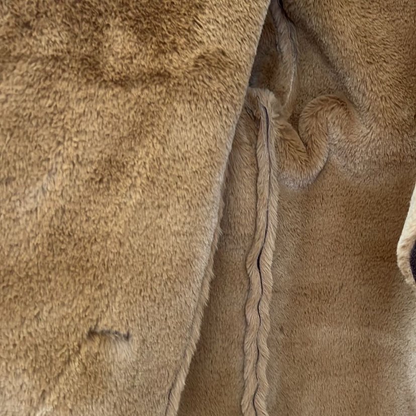 Kahverengi Kürklü Deri Kadın Ceket - Görsel 4