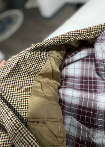 Kahverengi Kuşaklı Kadın Blazer Ceket - Görsel 6