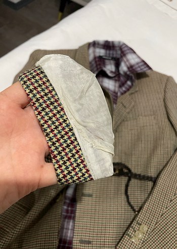 Kahverengi Kuşaklı Kadın Blazer Ceket - Görsel 5