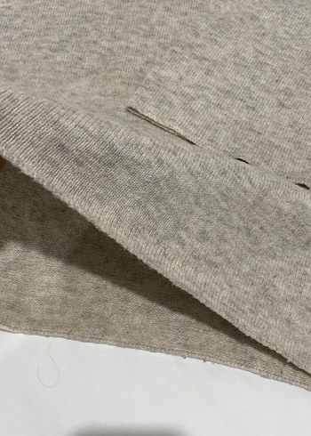 Boğazlı Gri Rahat Kadın Kazak - Görsel 7