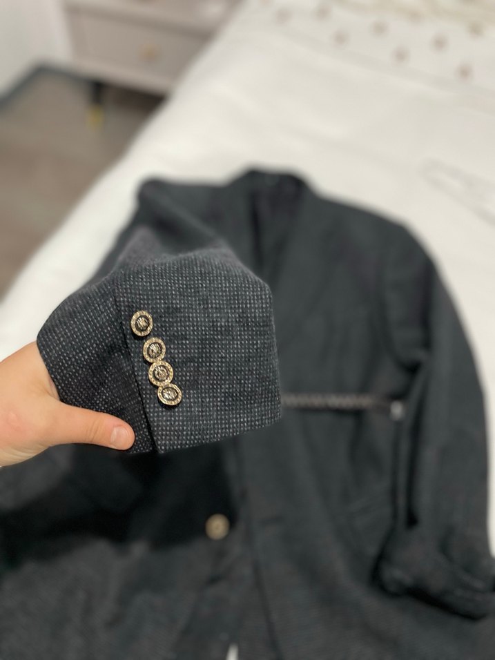 Gri blazer Ceket,, Normal Boy - Görsel 4