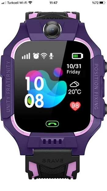 Kallow z10 akıllı çocuk takip saati sim kartlı