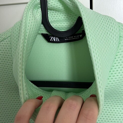 m Beden Zara crop ceket