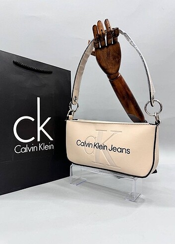 Beden Calvin Klein Çanta Siyah Bej