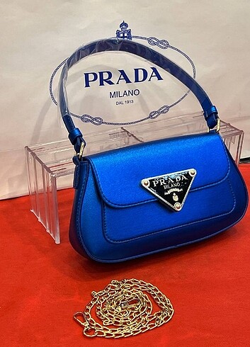  Beden altın Renk KADIN GOLD ÇANTA PRADA