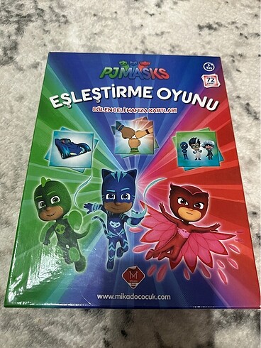 Pjmask eşleştirme oyunu