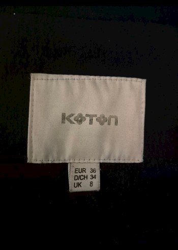 s Beden Kadın lacivert Yün Midi Kaban Koton