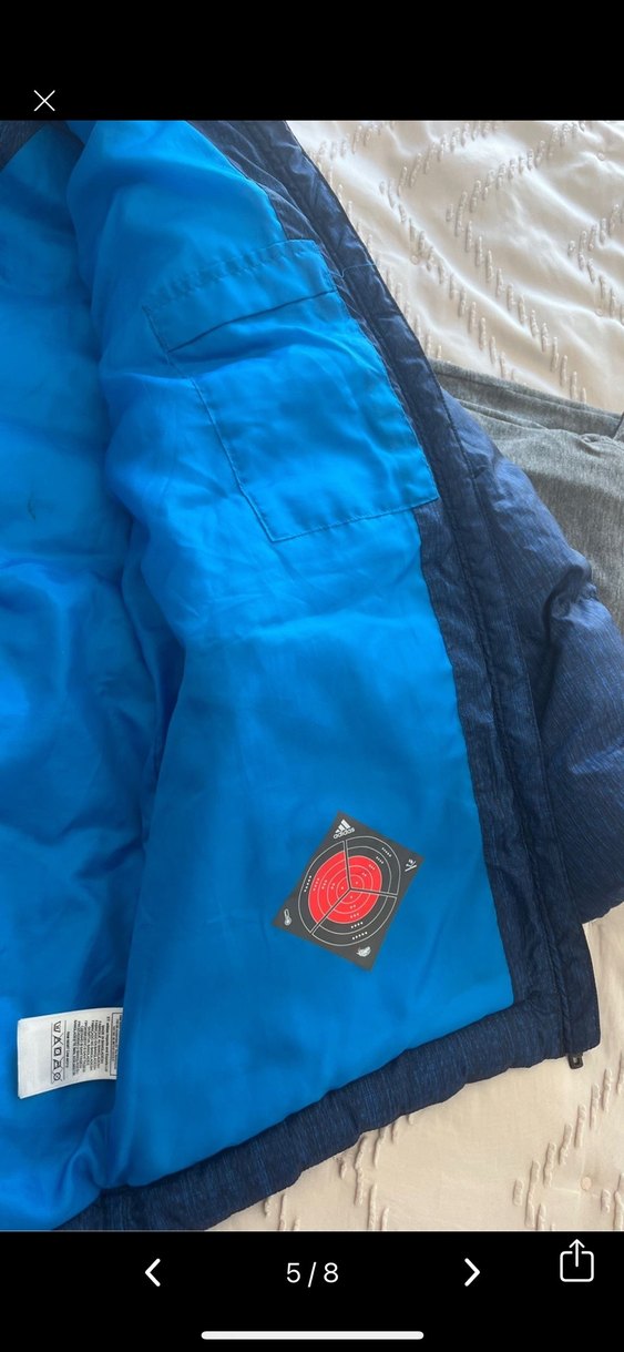 Adidas kışlık uzun mont - Görsel 5