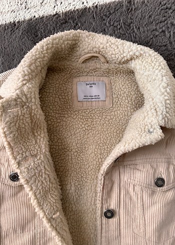 Düğmeli Bej Kadın Ceket - Görsel 3