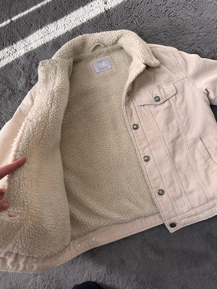 Düğmeli Bej Kadın Ceket - Görsel 2