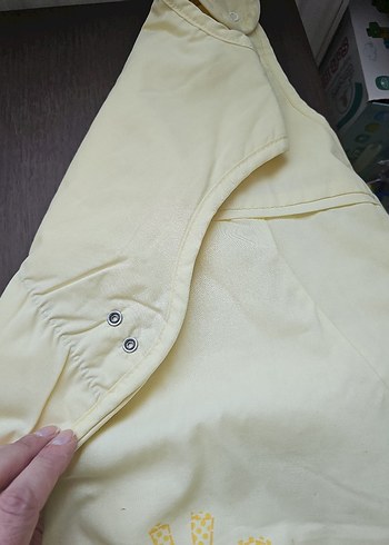 Beyaz Renkli Baskılı Çocuk Uyku Tulumu - Görsel 8