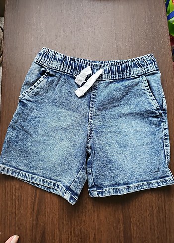 Erkek Çocuk Mavi Denim Şort