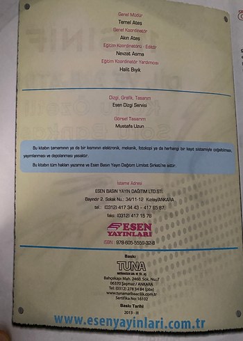 11. Sınıf Dil ve Anlatım Soru Bankası - Görsel 3