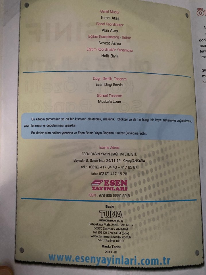 11. Sınıf Dil ve Anlatım Soru Bankası - Görsel 3