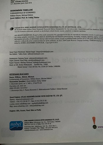 Ekonominin Temelleri - Erdinç Telatar - Görsel 3