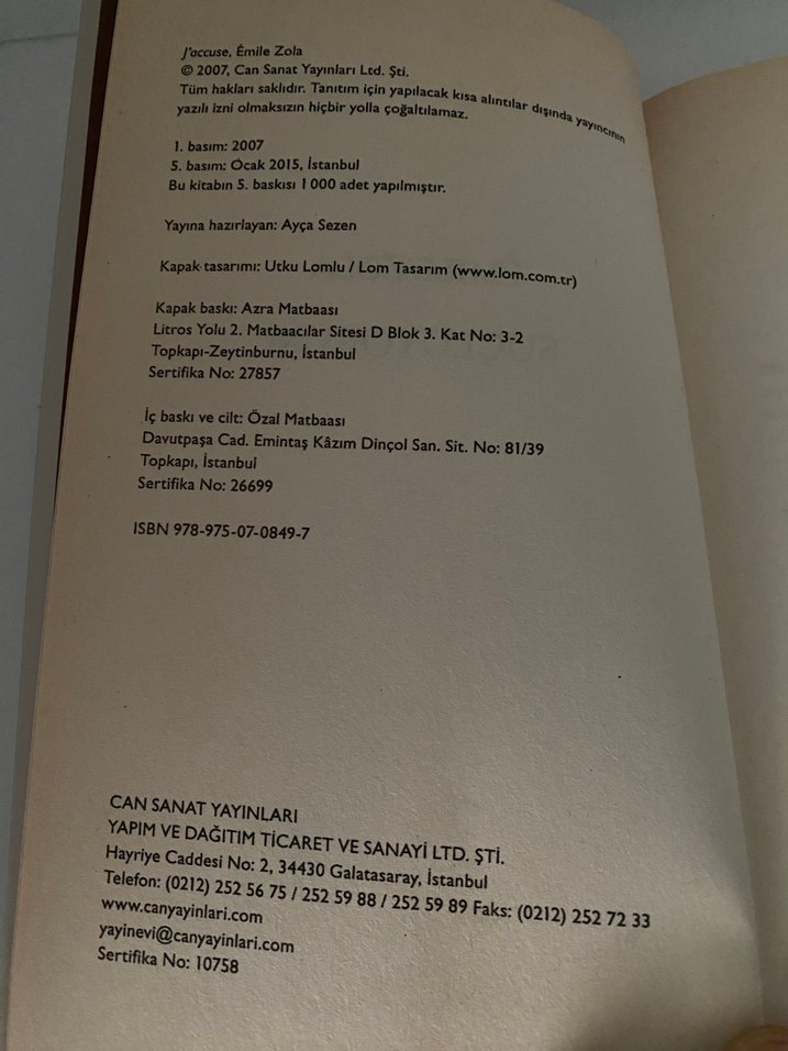 Suçluyorum - Emile Zola - Görsel 3
