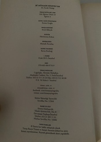 Bi Müsade Sınavım Var - Dr. Faruk Öndağ - Görsel 3