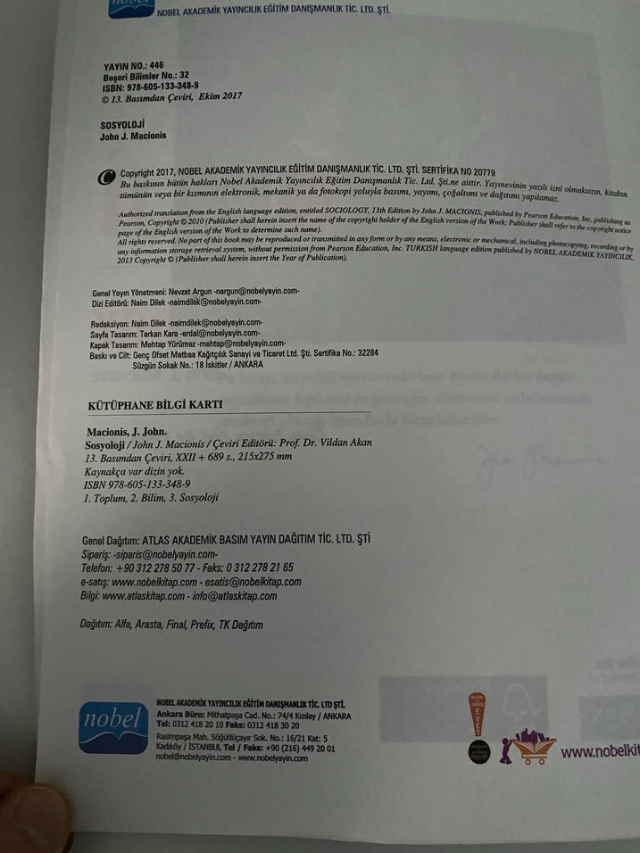 Sosyoloji - John J. Macionis - Görsel 3