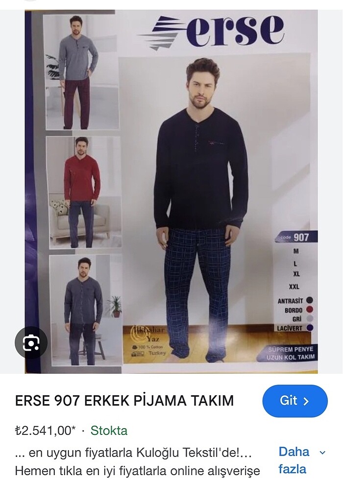 ERSE -  Pijama Takımı - Görsel 3