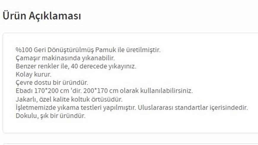 Koltuk Şalı / Örtüsü | Dost - Shiny - Görsel 5